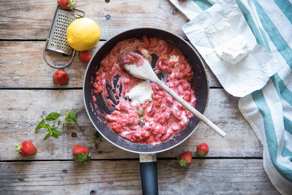 Tagliatelle alle fragole 4 Tagliatelle alle fragole
