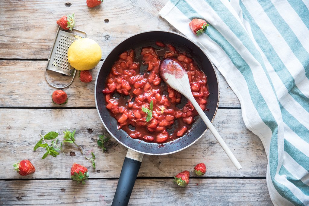 Tagliatelle alle fragole 3 Tagliatelle alle fragole