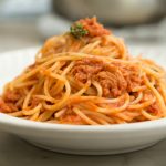 Pasta con ragù di merluzzo 1 ragu pesce, una ricetta leggera