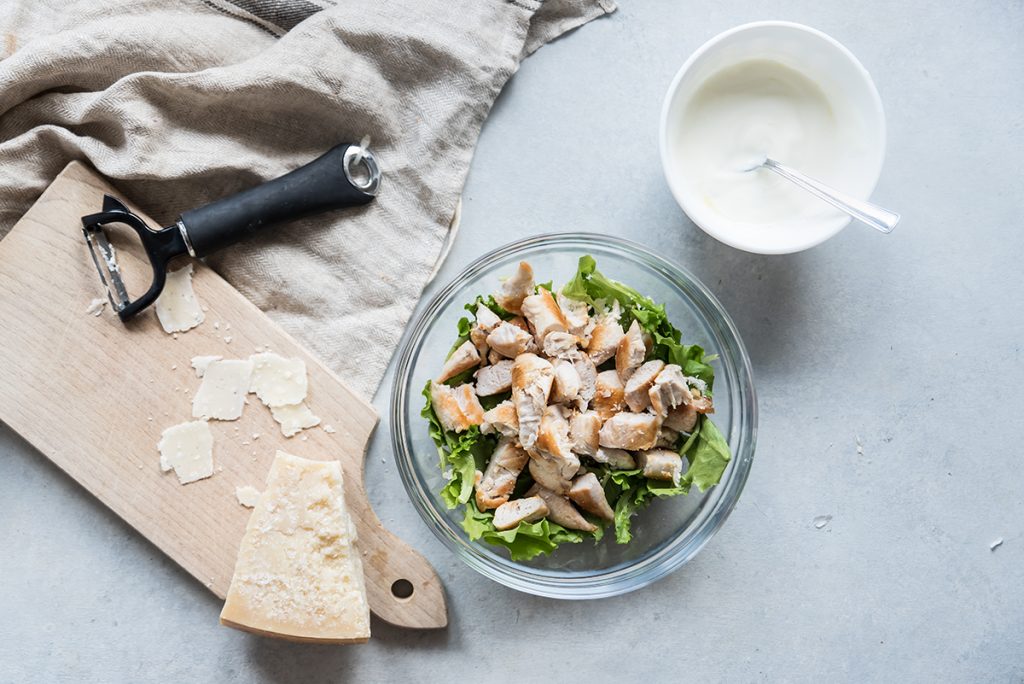 Caesar salad light: ricetta leggera e proteica 6 ceasar salad light finale