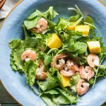 Insalata di gamberetti e mango 1 insalata gamberetti mango