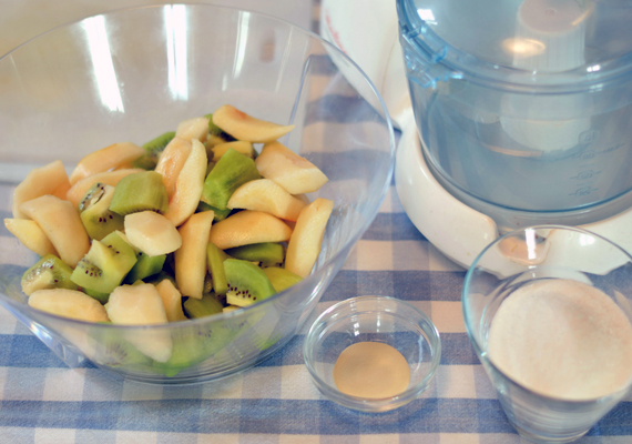 Marmellata di kiwi e pere 2 preparazione kiwi e pere