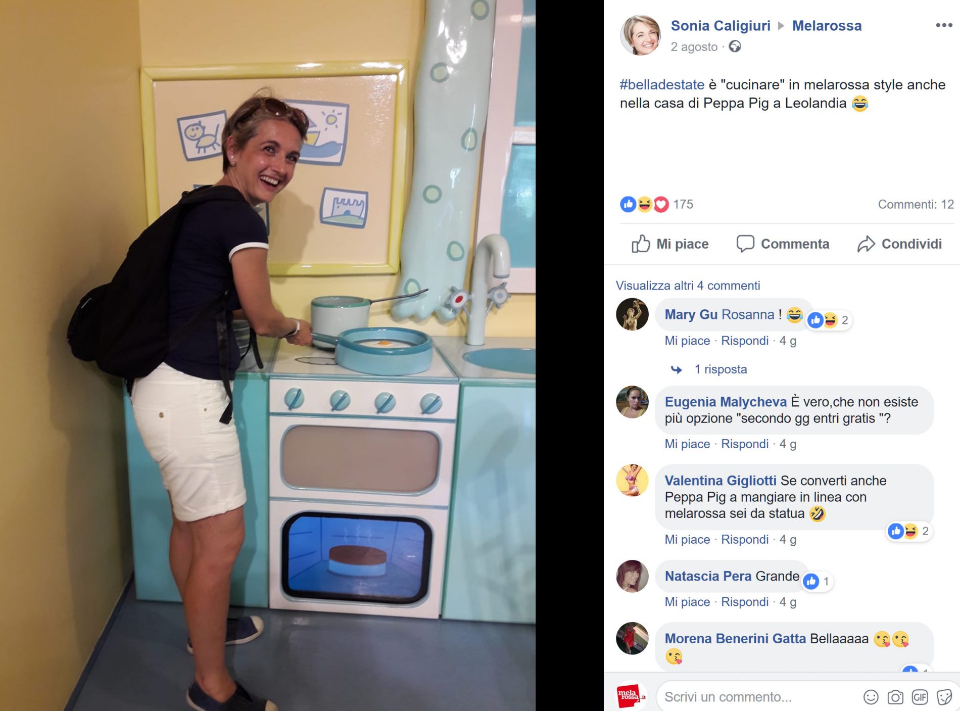 "Grazie a Melarossa mi sento #belladestate e sorrido alla vita" 25 Sonia Caligiuri #belladestate