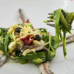 Spaghetti di zucchine alle alici fresche 1 spaghetti zucchine e alici
