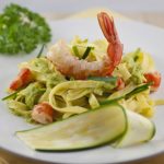 Tagliatelle gamberi e zucchine 1 tagliatelle gamberi e zucchine