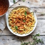 Fusilli con ragù di tempeh 1 fusilli con ragu di tempeh ricetta