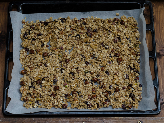 Granola fatta in casa: ricetta step by step e video ricetta 4 granola croccante finale