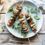 Spiedini con seitan e verdure 1 spiedini con seitan e verdure