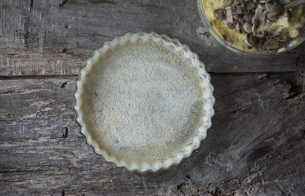 La ricetta del gateau di patate e funghi 6 gateau patate funghi pirofila 1