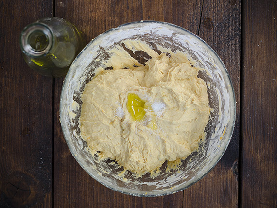 Pane alla zucca, morbido e leggero 5 impasto aggiungi olio