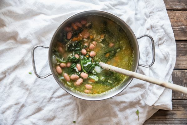 Minestra di riso con bietole, fagioli e carote 4 minestra riso sette