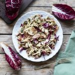 Pasta fredda con radicchio, speck e funghi 1 pasta fredda con julienne di radicchio