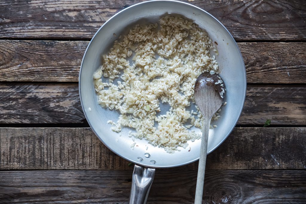 Risotto con spinaci e provola: la ricetta fotograta 4 risotto cinque