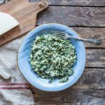 Risotto con spinaci e provola: la ricetta fotograta 1 risotto provola e spinaci