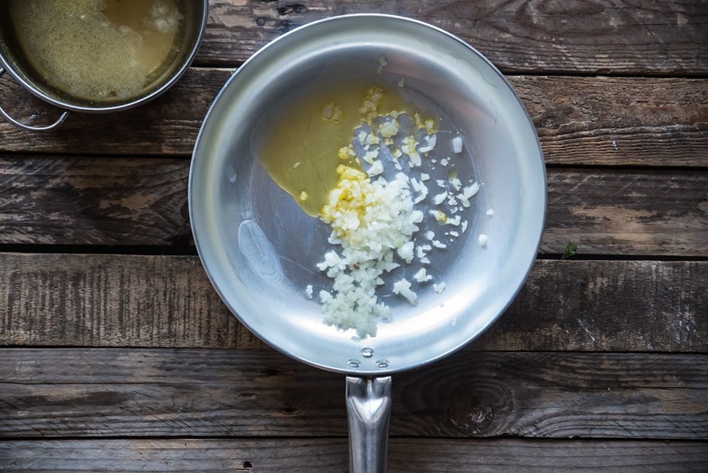Risotto con spinaci e provola: la ricetta fotograta 3 risotto quattro