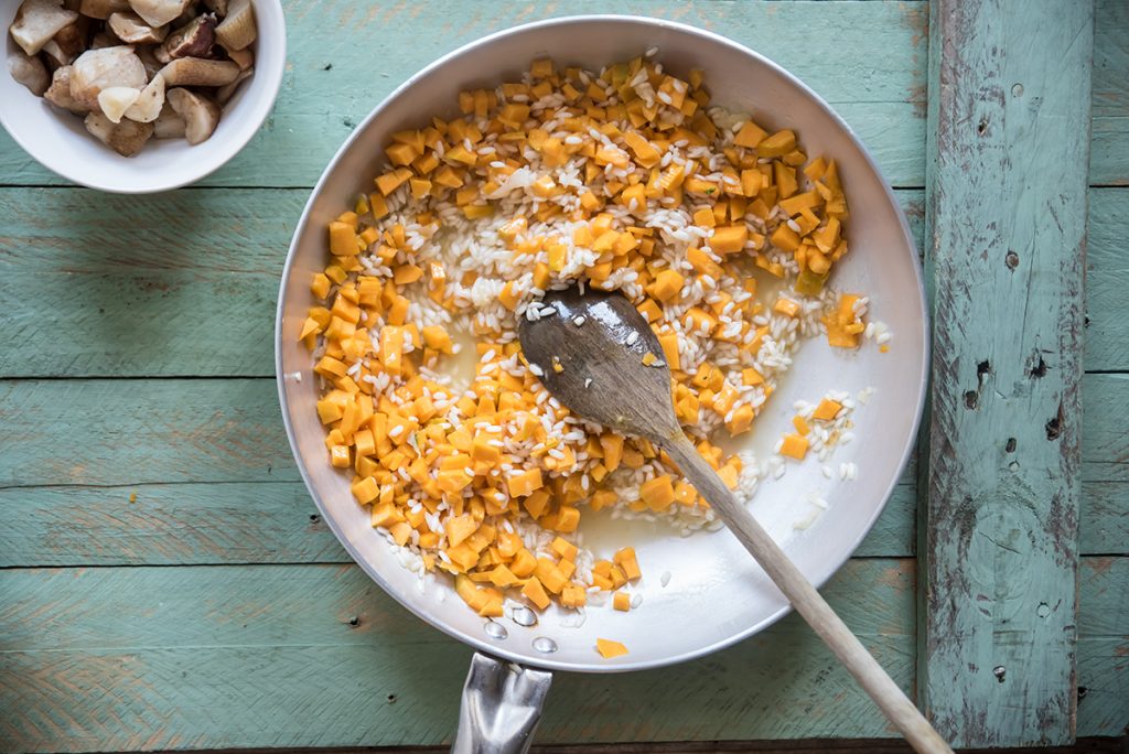 Risotto con zucca e porcini 4 risotto zucca e porcini metti la zucca