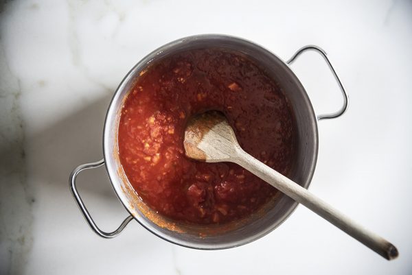 Gnocchi all'acqua con ragù vegetale 3 gnocchi all acqua sugo