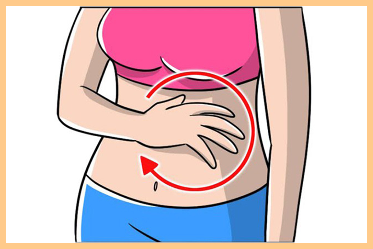 Il massaggio fai da te per una pancia piatta 4 Massaggio fai da te: fase 1