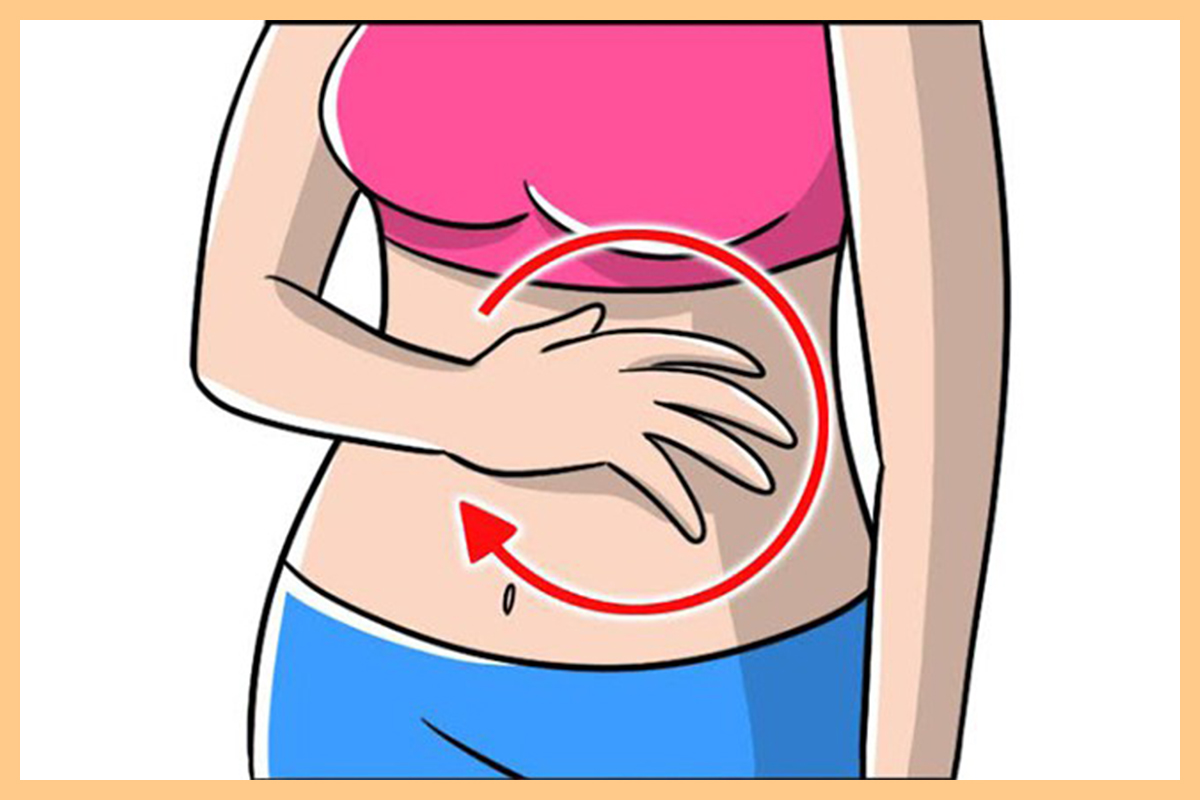 Il massaggio fai da te per una pancia piatta 15 Massaggio fai da te: fase 9