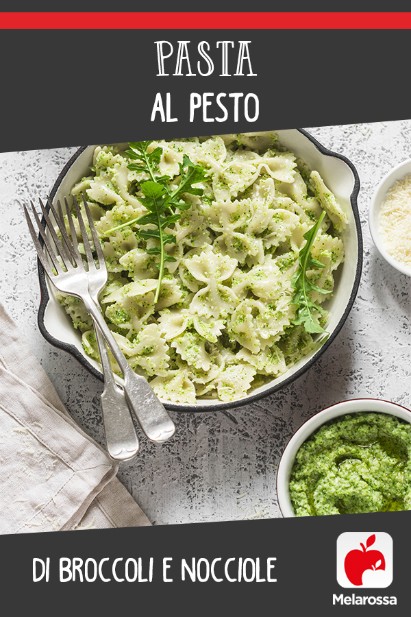 Pasta al pesto di broccoli e nocciole, un primo saporito e leggero 4 pasta pesto broccoli