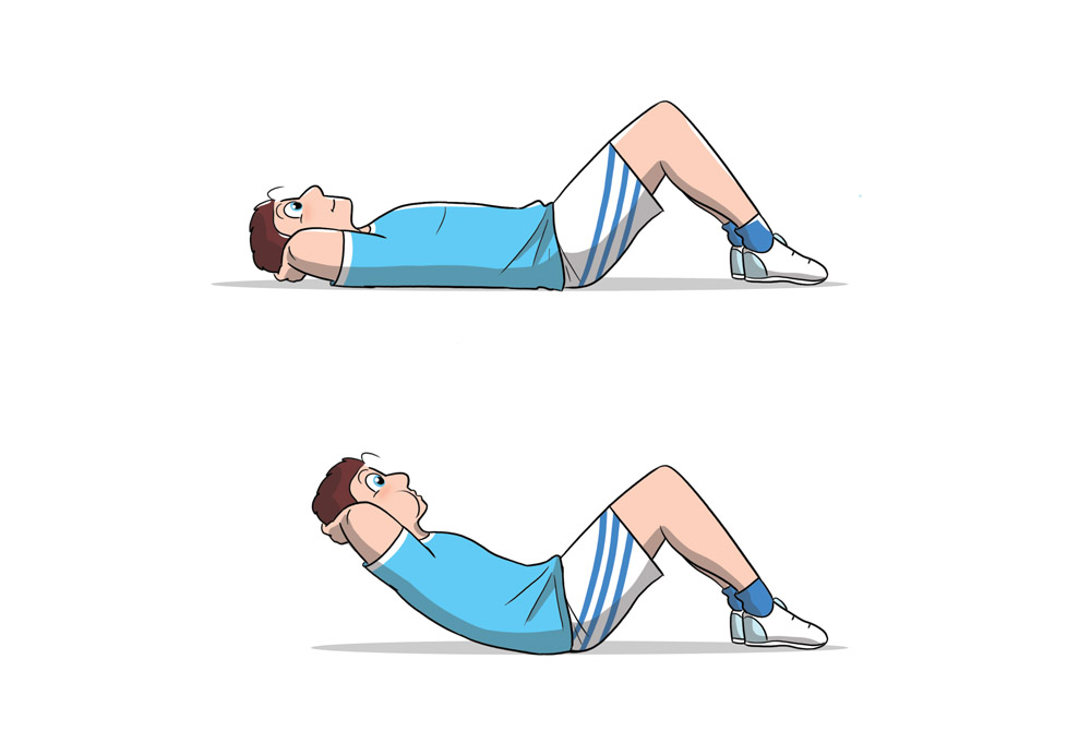 12 esercizi in 7 minuti: workout ad alta intensità per tonificarti e ritrovare la forma 6 allenamento 7 minuti crunch