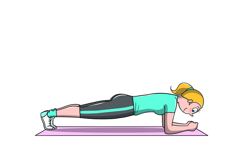 12 esercizi in 7 minuti: workout ad alta intensità per tonificarti e ritrovare la forma 10 allenamento 7 minuti: plank
