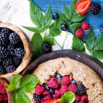 Crostata integrale con farina di segale e marmellata di mirtilli 1 frolla mirtilli