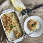 Indivia belga e patate al gratin 1 Indivia belga con patate al gratin