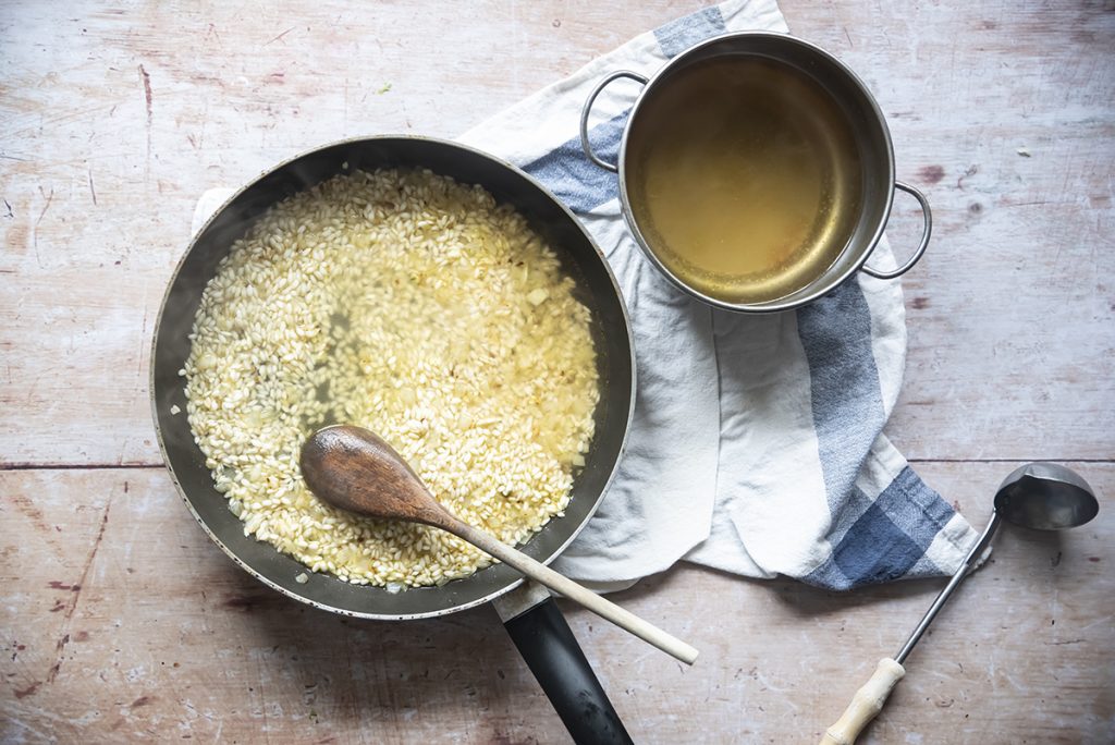 Risotto con scarola riccia e stracchino 5 risotto invidia quattro