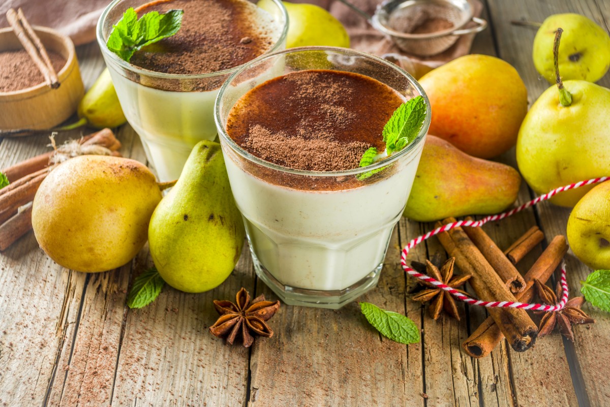 Smoothie di pere, radicchio e miele 2 smoothie pere radicchio e miele