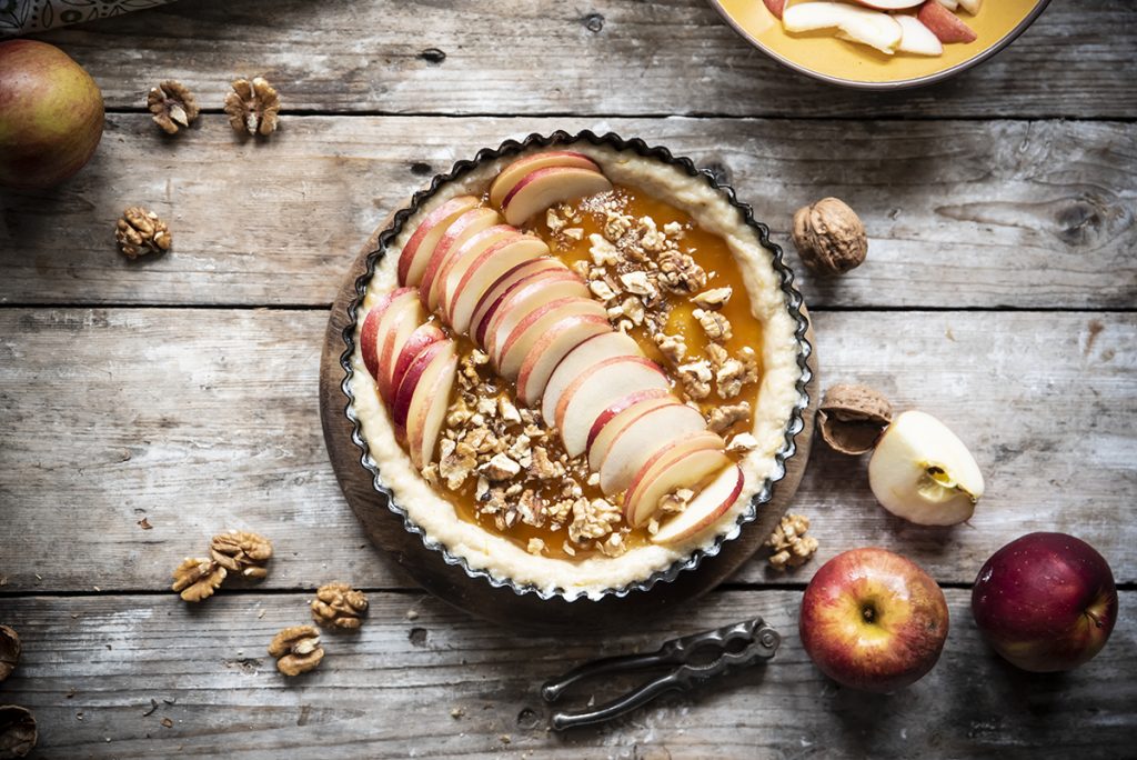 Crostata di mele e noci light 6 crostata cinque
