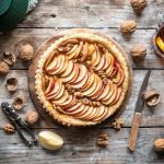 Crostata di mele e noci light 1 crostata di mele light