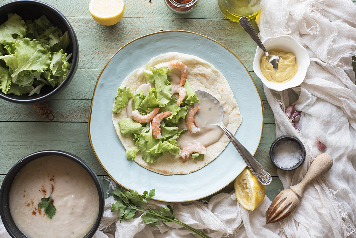Come farcire le piadine: tante idee sane e leggere 9 piadina light con hummus e fagioli cannellini