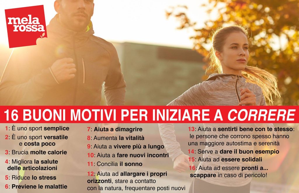 16 buoni motivi per iniziare a correre! 1 correre: benefici e perché