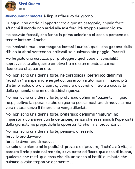 Donne forti: gli auguri del gruppo Facebook di Melarossa per l'8 marzo 8 sono una donna forte perché