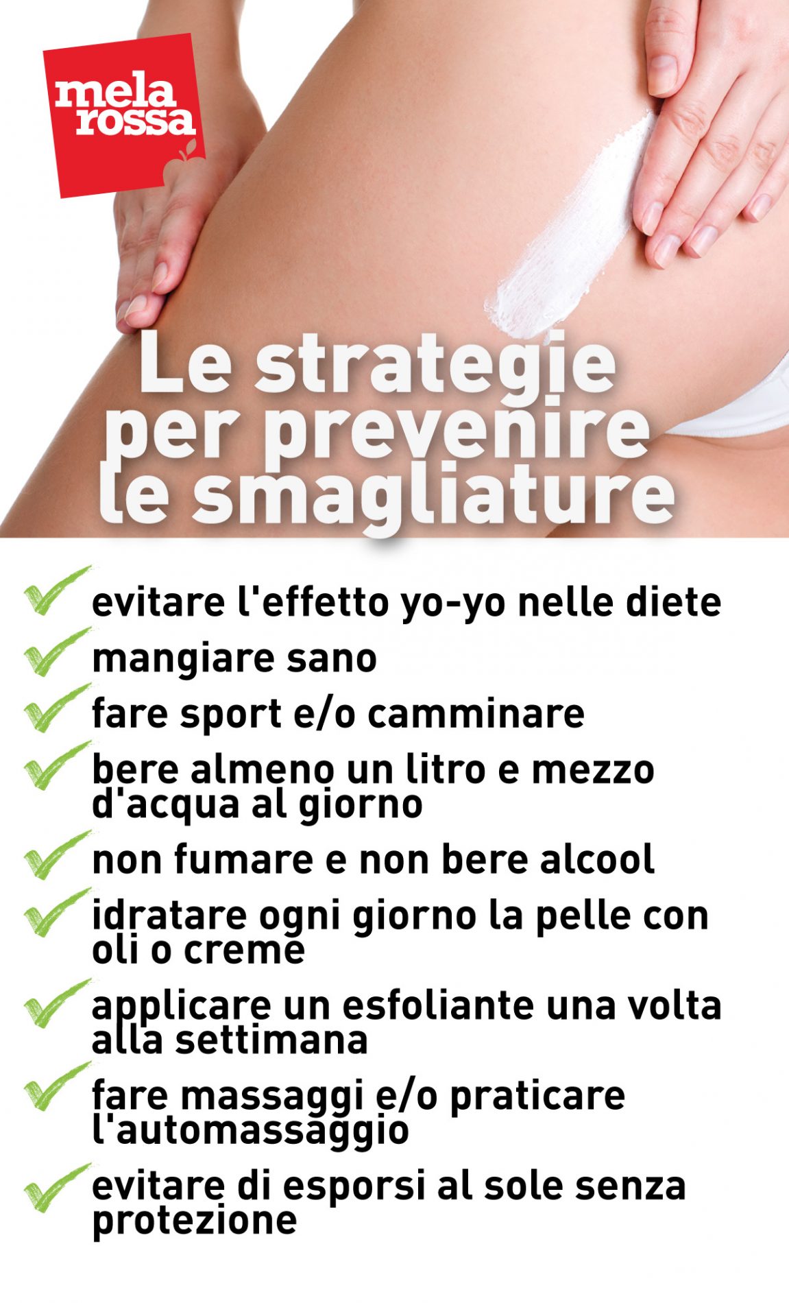 Smagliature: cosa sono, cause, rimedi e trattamenti a casa e dal dermatologo, dieta e prevenzione 11 smagliature: prevenzione