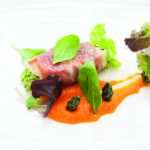 Sandwich di triglia, prosciutto, zucca e asparagi 1 Sandwich di triglia prosciutto zucca e asparagi