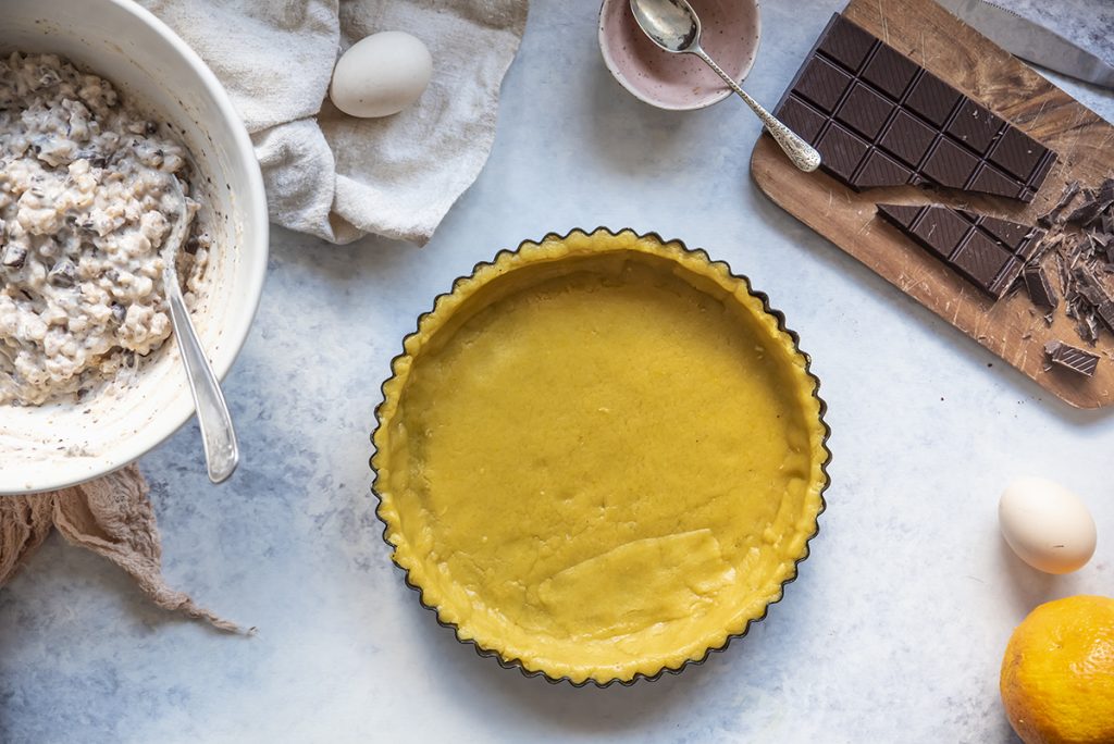 Crostata di ricotta e cioccolato 9 nove
