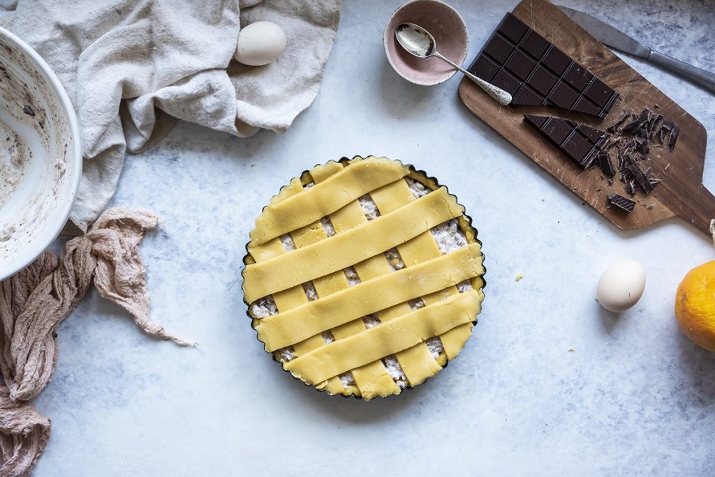 Crostata di ricotta e cioccolato 11 undici