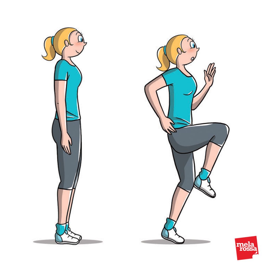Bruciare 200 calorie in meno di 3 minuti con i nostri esercizi 3 bruciare calorie: corsa sul posto