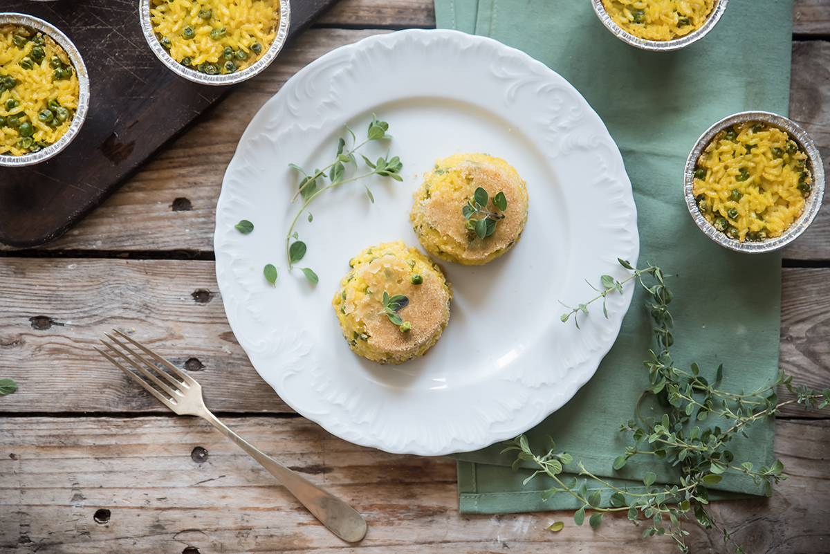 Le migliori ricette con piselli leggere e nutrienti di Melarossa 9 ricette con piselli, timballini di riso