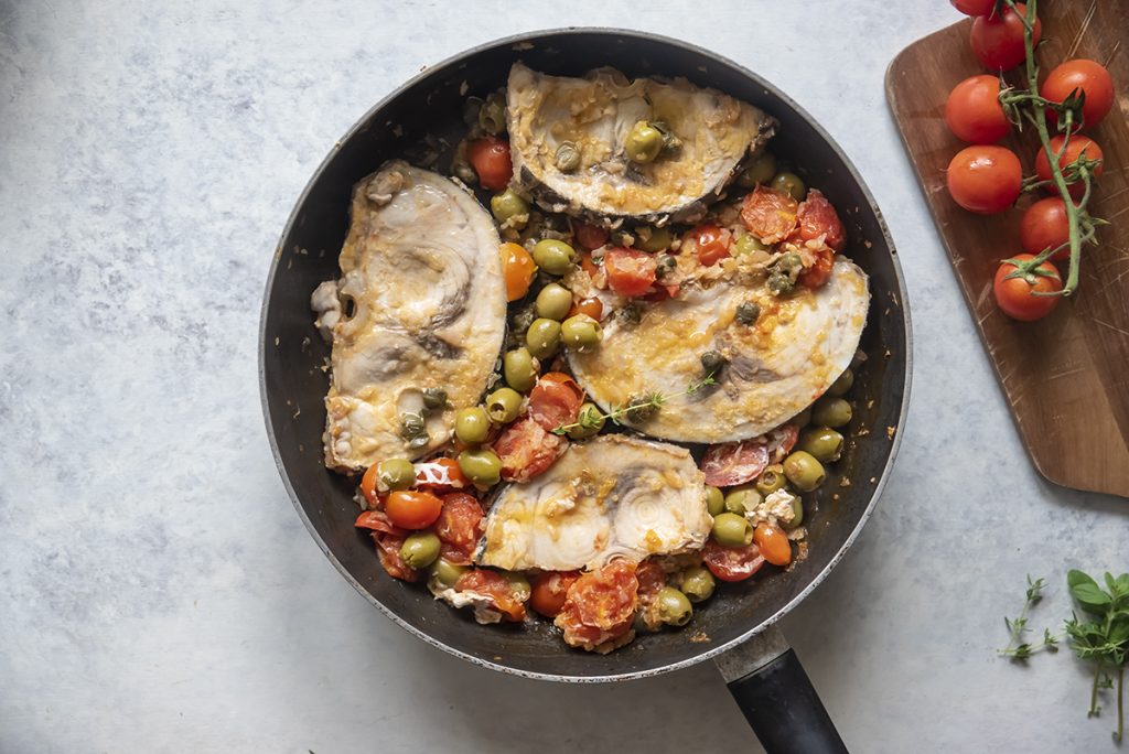 Pesce spada alla siciliana in padella: ricetta step by step con ingredienti, foto e videoricetta 6 spada cinque