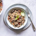 Insalata di farro con melanzane, zucchine e peperoni al basilico 1 insalata di farro con zucchine melanzane peperoni e basilico