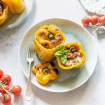 Peperoni ripieni di verdure e mozzarella 1 ricetta peperoni ripieni light