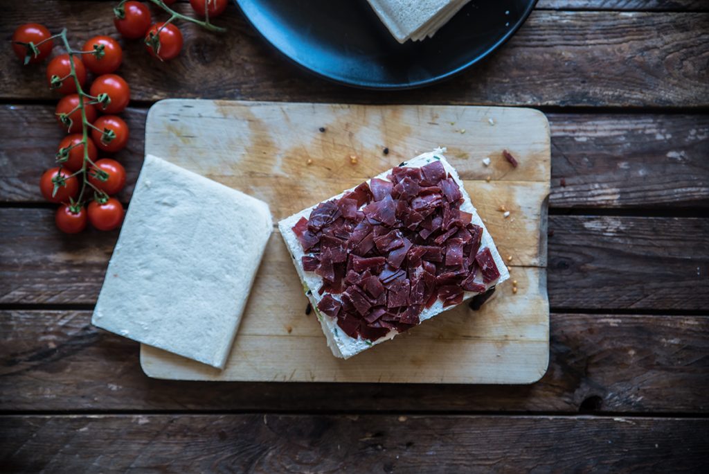 Spiedini di tramezzini: un finger food light 7 spiedini tramezzini bresaola