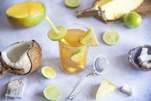 T&egrave; jasmin con cocco, mango, ananas e lime