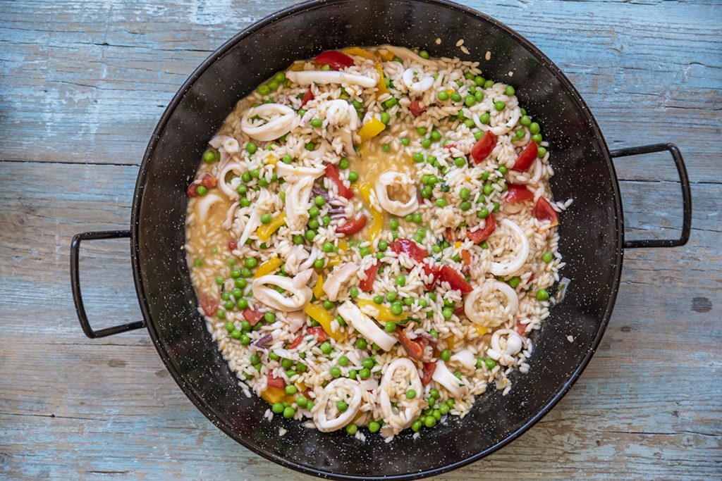 Paella di pesce: ingredienti e ricetta originale 9 paella leggera pesce