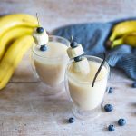 Tè bianco con latte alla vaniglia e banane 1 te bianco latte alla vaniglia banane