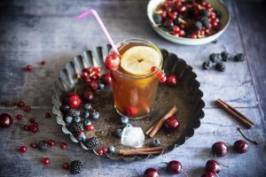 T&egrave; nero ai frutti rossi e cannella