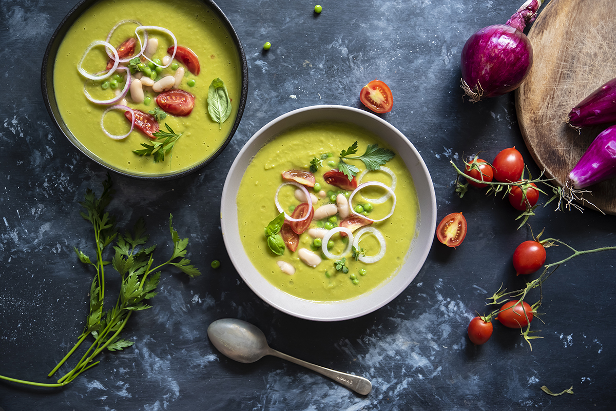 Le migliori ricette con piselli leggere e nutrienti di Melarossa 20 zuppa piselli e fagioli
